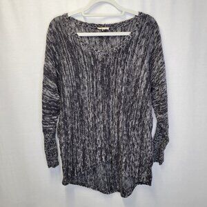 Eileen Fisher Women's Small Pullover Sweater Gray Knit Organic Cotton Oversize